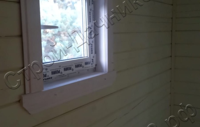 4 Брусовая баня  Б-11, 6х4м, 26 М², Московская область, Ступинский район, СНТ Дубрава-2. (8)